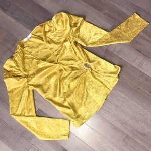 Gold snack skin blouse